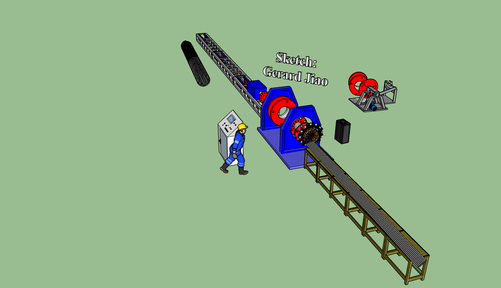 M&aacute;quina de solda de gaiola de barra de a&ccedil;o