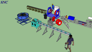 Máquina de solda de gaiola leve e versátil para tubos de concreto