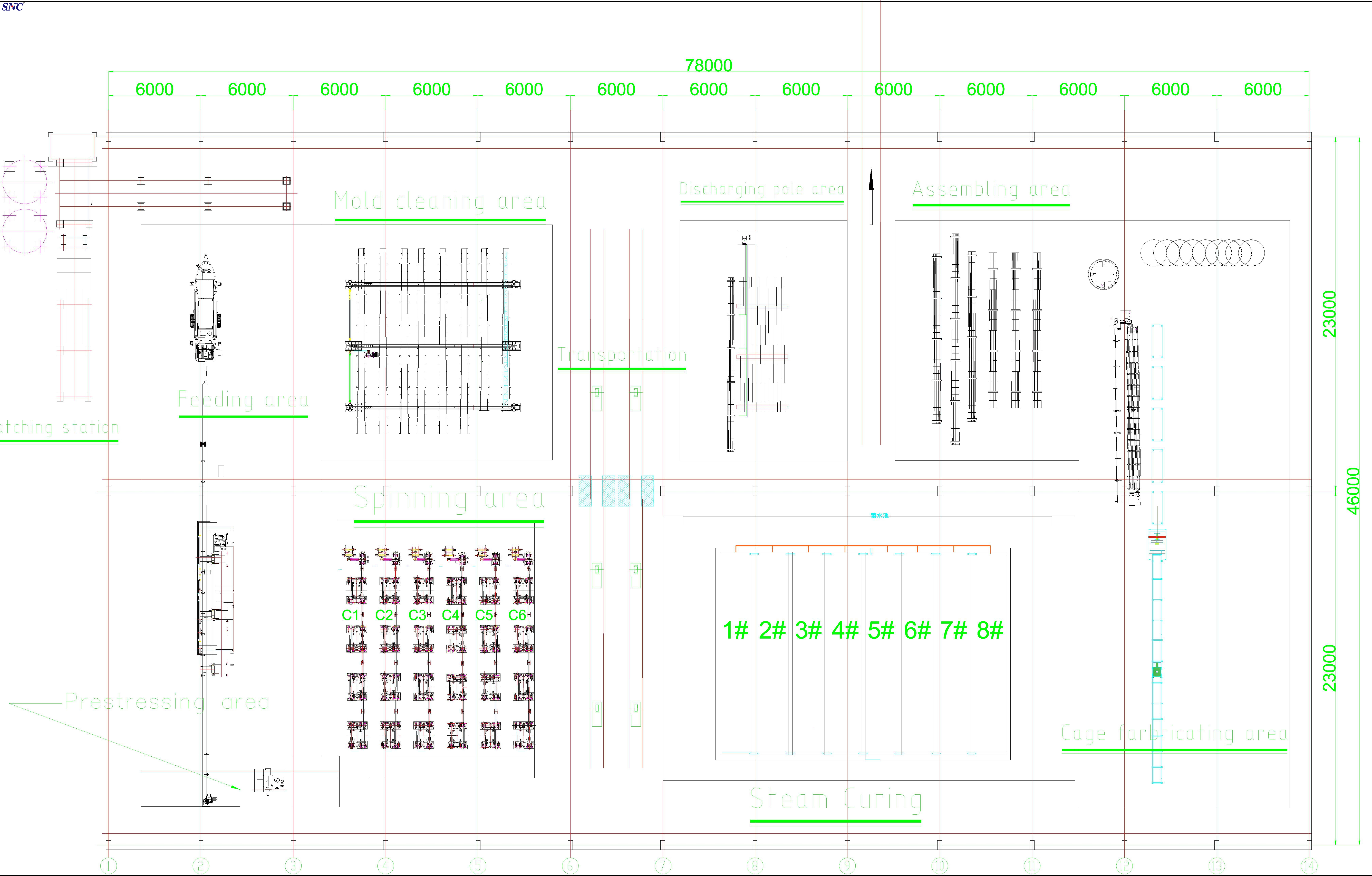 Investimento em projeto de planta de estacas tubulares