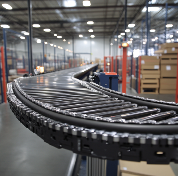 Qual é a folga mínima entre o suporte da calha-guia e a correia?