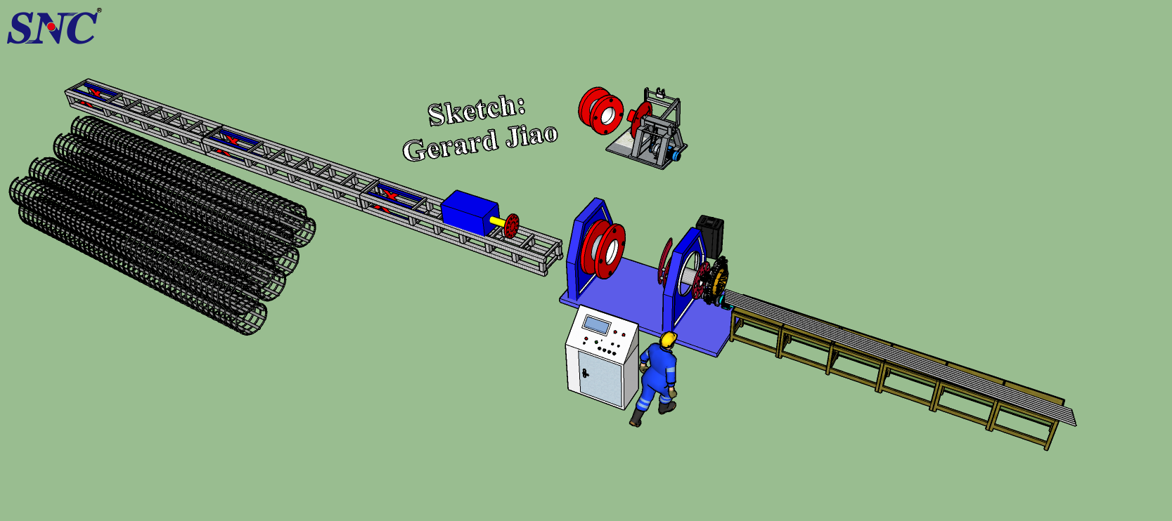 Máquina de solda de gaiola de aço processando cinco vantagens